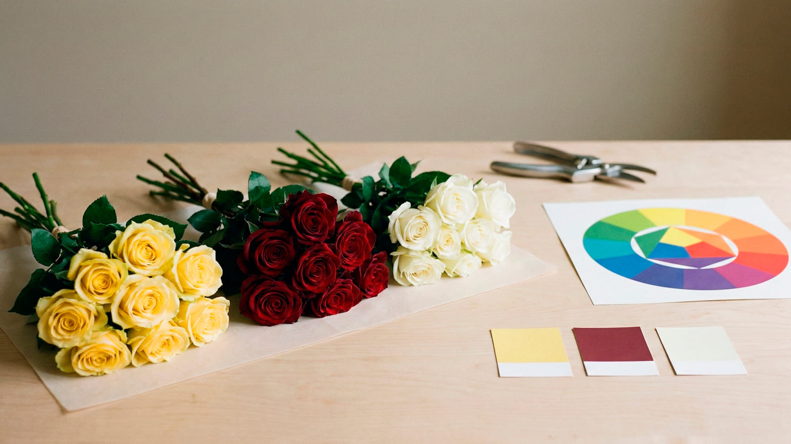 How Bouquet Color Affects Its Perception