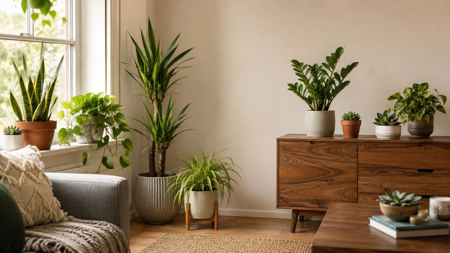 Makkelijk te verzorgen kamerplanten voor thuis, kantoor en als cadeau